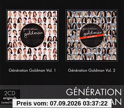 Coffret 2 CD (Génération Goldman Vol 1 & Génération Goldman Vol 2)