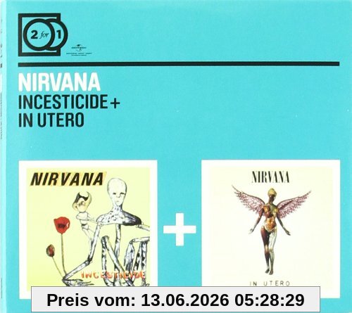 Nirvana 2 For 1, Incesticide / In Utero (Digipack Ohne Booklet)