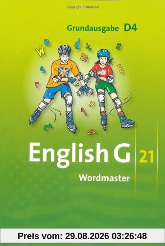 Wolfgang Neudecker English G 21 - Grundausgabe D, Band 4, 8. Schuljahr - Wordmaster, Vokabellernbuch
