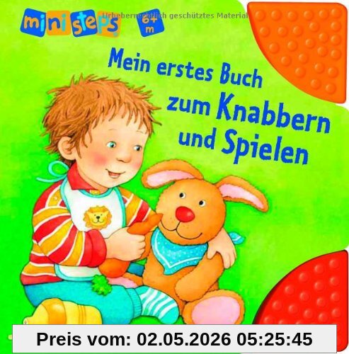 ministeps® Bücher: Mein erstes Buch zum Knabbern und Spielen: Ab 6 Monaten