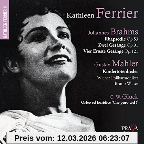 Kathleen Ferrier Rhapsodie/2 Gesänge/...