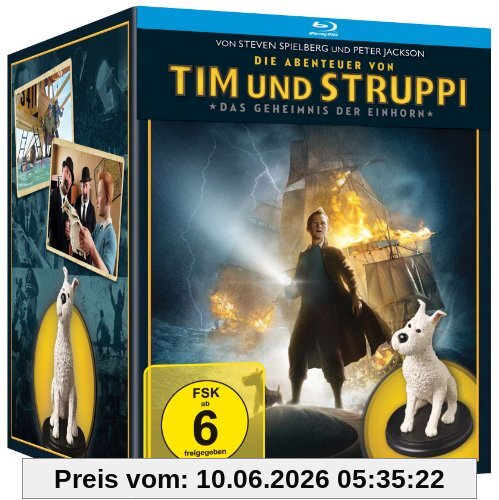 Die Abenteuer von Tim & Struppi - Das Geheimnis der Einhorn (Limited Fine Art Collectible Boxset, Steel-Book, exklusiv bei Amazon) [Blu-ray]