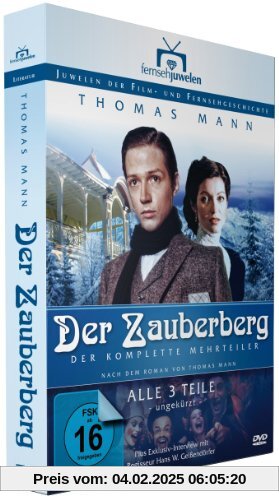 Thomas Mann: Der Zauberberg - Der komplette 3-Teiler (Langfassung) (Fernsehjuwelen) [4 DVDs]