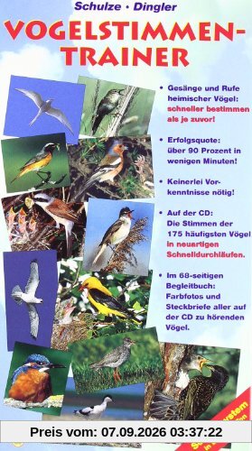 Vogelstimmen-Trainer. CD: Schnellsystem in Bild und Ton