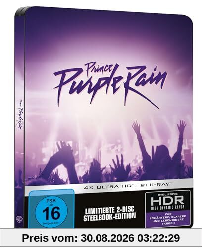 Purple Rain - Limited Steelbook [4K Ultra HD] + [Blu-ray]