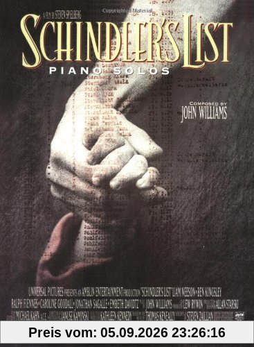 John Williams Schindler'S List Piano Solos Pf