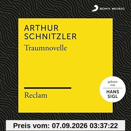 Schnitzler: Traumnovelle (Reclam Hörbuch)