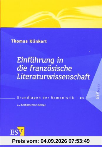 Einführung in die französische Literaturwissenschaft