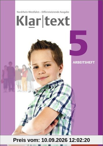 Klartext - Differenzierende Ausgabe 2014 für Nordrhein-Westfalen: Arbeitsheft 5