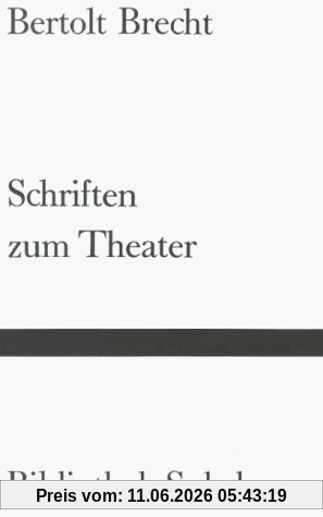 Schriften zum Theater