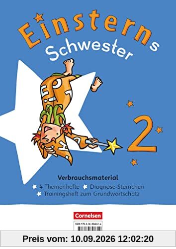 Einsterns Schwester - Sprache und Lesen - Neubearbeitung 2022 - 2. Schuljahr: Themenhefte 1-4, Training Grundwortschatz und Diagnoseheft - Verbrauchsmaterial - Im Paket
