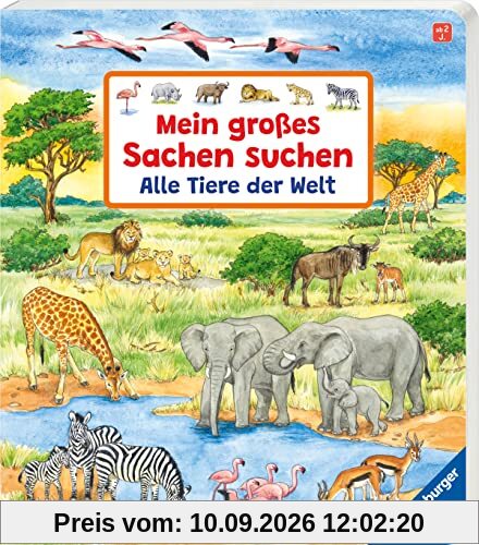 Mein großes Sachen suchen: Alle Tiere der Welt