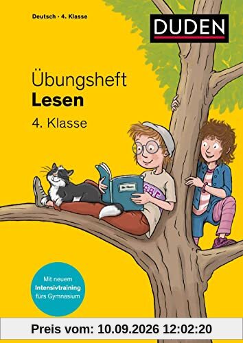 Übungsheft - Lesen 4. Klasse: Mit Stickern und Lernerfolgskarten (Übungshefte Grundschule Deutsch)