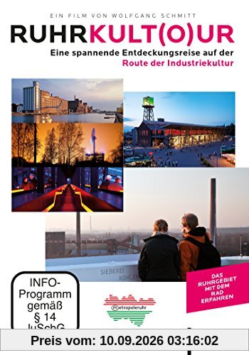 Ruhrkult(o)ur: Eine spannende Entdeckungsreise auf der Route der Industriekultur, 1 DVD