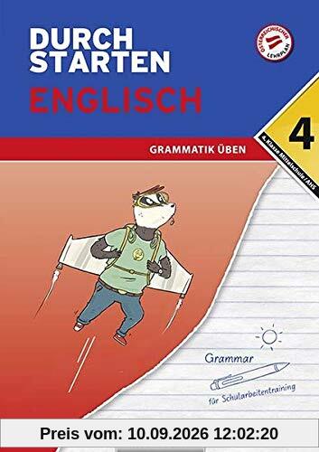 Durchstarten - Englisch Mittelschule/AHS - 4. Klasse: Grammatik - Übungsbuch mit Lösungen