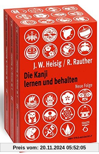 Die Kanji lernen und behalten Bände 1 bis 3. Neue Folge (Klostermann RoteReihe)