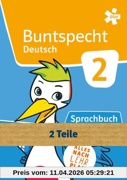 Buntspecht Deutsch 2, Schulbuch in zwei Teilen