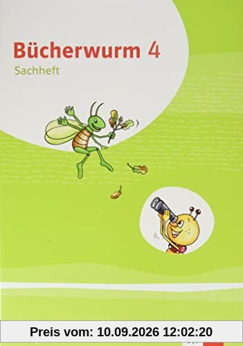 Bücherwurm Sachunterricht 4. Ausgabe für Thüringen: Arbeitsheft mit Reisefibel Klasse 4 (Bücherwurm. Ausgabe ab 2019)