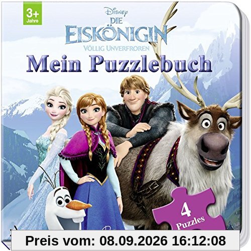 Disney Die Eiskönigin: Mein Puzzlebuch: Mit 4 Puzzles zu je 12 Teilen