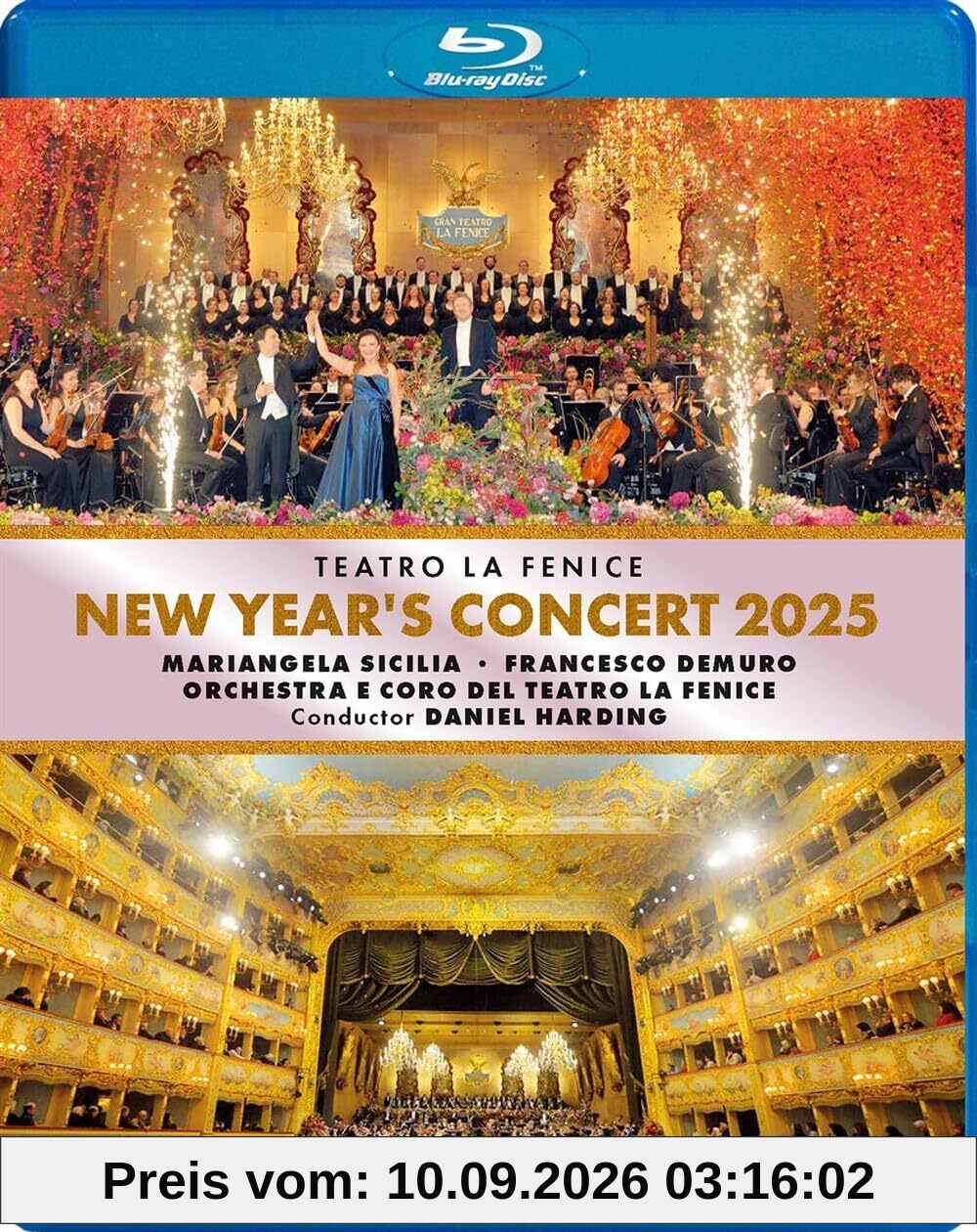 Neujahrskonzert 2025 (Teatro La Fenice, Venedig 2025, Regie: Guttuso Alaimo) [Blu-ray]
