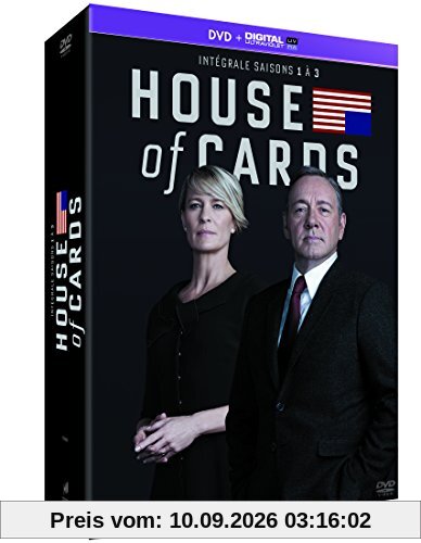 House of Cards - Intégrale saisons 1-2-3 [DVD + Copie digitale]