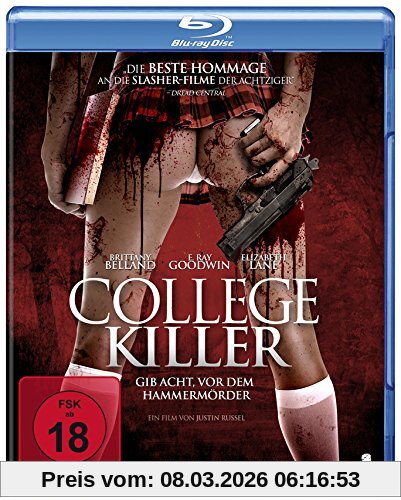 Justin Russell College Killer - Gib Acht, Vor Dem Hammermörder [Blu-ray]