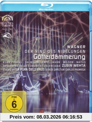 Wagner, Götterdämmerung (staged By La Fura Dels Baus) - Zubin Mehta [Blu-Ray]