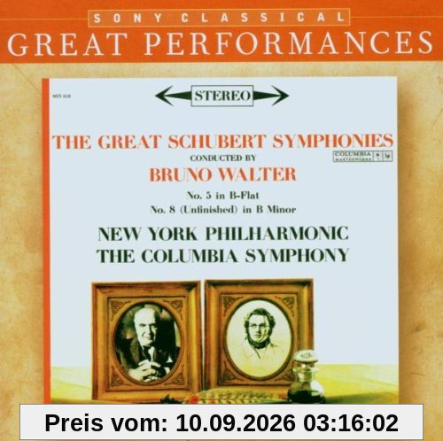 Great Performances: Schubert: Symphonie Nr. 5 & Nr. 8 (Unvollendete) / Beethoven: Overtüre für Leonore
