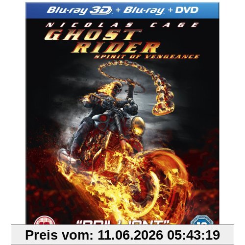 Mark Neveldine Ghost Rider, Spirit Of Vengeance [3D Blu-ray] [Uk Import]