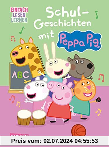 Schul-Geschichten mit Peppa Pig: Einfach Lesen lernen | Peppa Wutz für Leseanfänger*innen ab 5