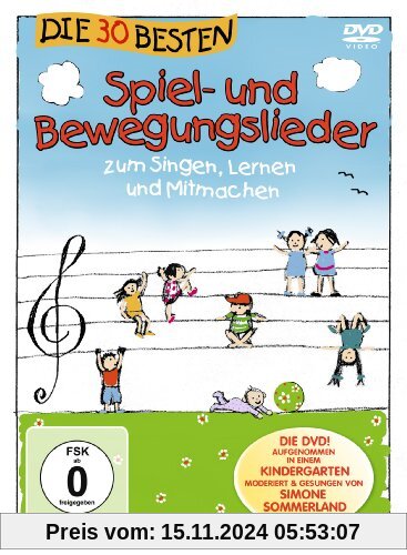 Die 30 besten Spiel- und Bewegungslieder - Die DVD - zum Singen, Lernen und Mitmachen