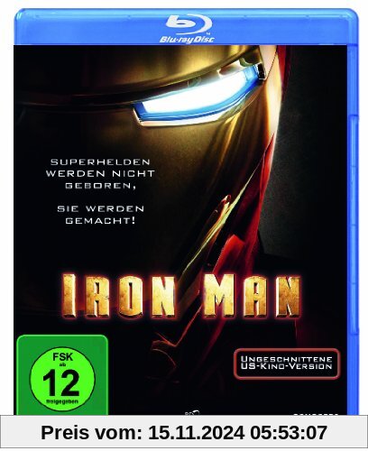 Iron Man (ungeschnittene US-Kinofassung)  [Blu-ray]