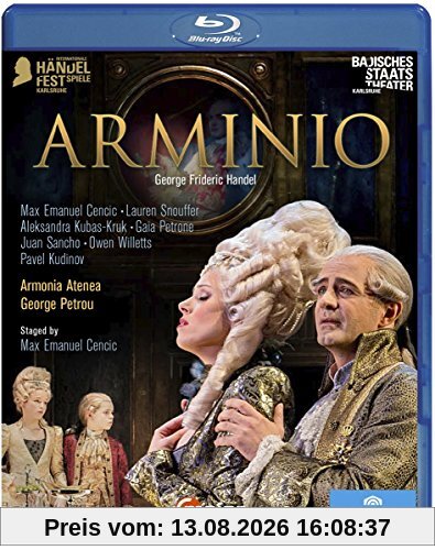 Handel: Arminio [Max Emanuel Cencic; Gaia Petrone; Lauren Snouffer; Juan Sancho; Pavel Kudinov] [C Major Entertainment: 744504] [Blu-ray]