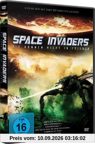 SPACE INVADERS - 6 Filme-Box (Krieg der Welten 2+3 - Körperfresser 2 - Der Tag an dem die Erde stillstand 2 - Warriors of Terra - Aliens vs Avatars)