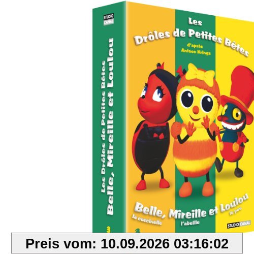 Droles de petites betes : mireille l'abeille ; belle la coccinelle ; loulou le pou [FR Import]