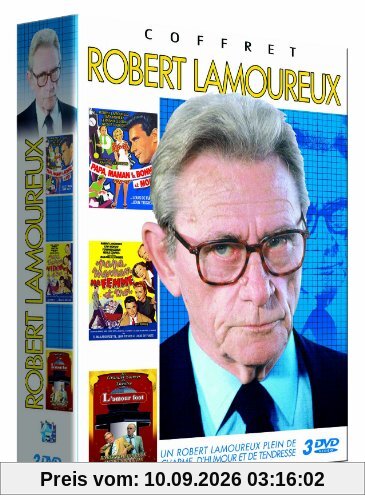 Coffret robert lamoureux : papa, maman, la bonne et moi ; papa, maman, ma femme et moi ; l'amour foot [FR Import]