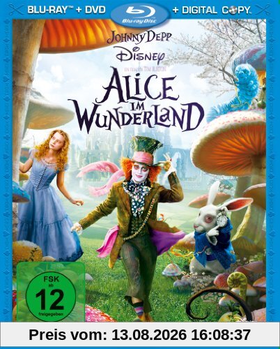 Alice im Wunderland (plus DVD + Digital Copy) [Blu-ray]