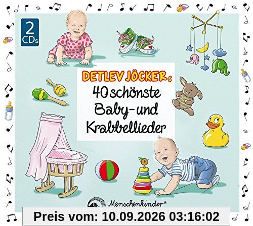 Detlev Jöckers 40 Schönste Baby-und Krabbellieder (inkl. Liederbuch-Download)