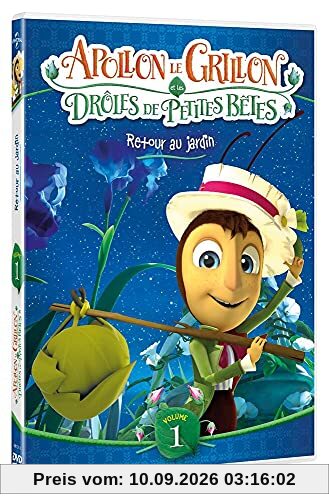 Apollon le grillon et les drôles de petites bêtes, vol. 1 : retour au jardin [FR Import]