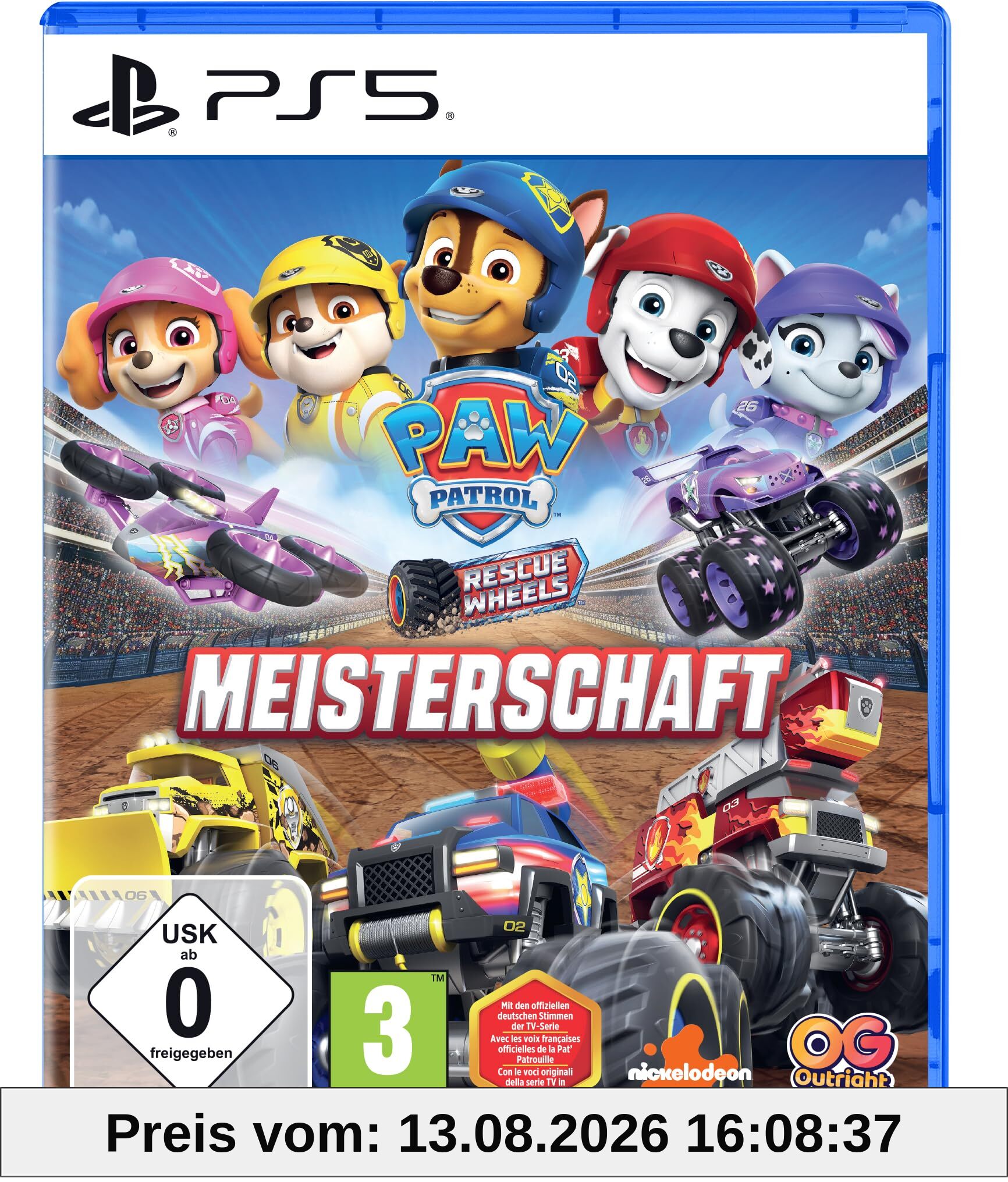 PAW Patrol Rescue Wheels: Meisterschaft [PS5]
