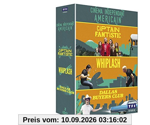 Coffret le meilleur du cinéma indépendant us 3 films : captain fantastic ; dallas buyers club ; whiplash [FR Import]