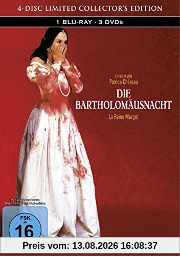 Die Bartholomäusnacht (Restaurierte Fassung) [Blu-ray] im limitierten 4-Disc Mediabook (1 Blu-ray + 3 DVDs)