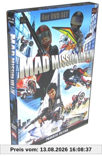 Mad Mission Teil 1 bis 4 Box Steelcase [4 DVDs]