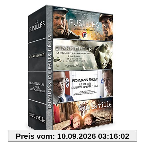 Coffret secrets d'histoire : les fusillés ; starfighter ; sous la ville ; the eichmann show [FR Import]