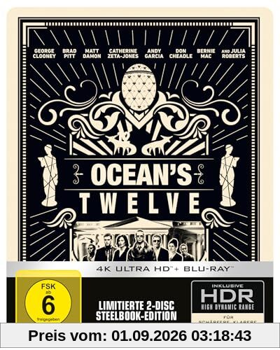 Ocean's Twelve - Limited Steelbook [Blu-ray]