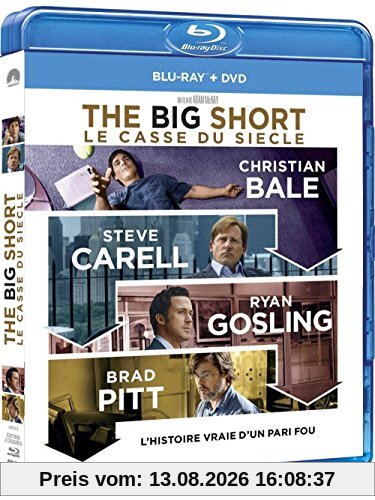 The big short : le casse du siècle combo [Blu-ray] [FR Import]