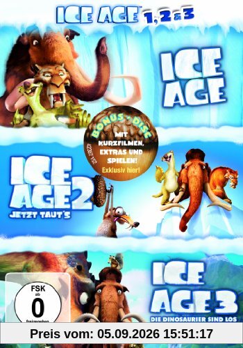 ICE AGE 1-3 [4 DVDs]