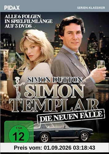 Simon Templar - Die neuen Fälle / Alle 6 Folgen in Spielfilmlänge (Pidax Serien-Klassiker) [3 DVDs]
