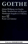 Goethe. Werke: Werke, 14 Bde. (Hamburger Ausg.), Bd.12, Schriften zur Kunst: Band 12