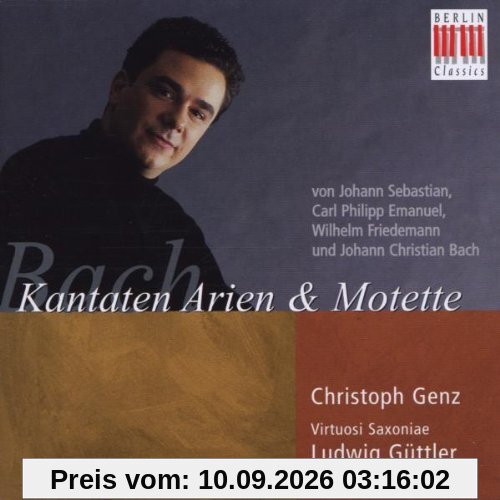 Kantaten, Arien und Motetten der Bachfamilie (Johann Sebastian Bach, Carl Philip Emanuel Bach, Wilhelm Friedemann Bach, Johann Christian Bach)